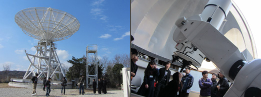 12mパラボラアンテナ / 60cm反射望遠鏡