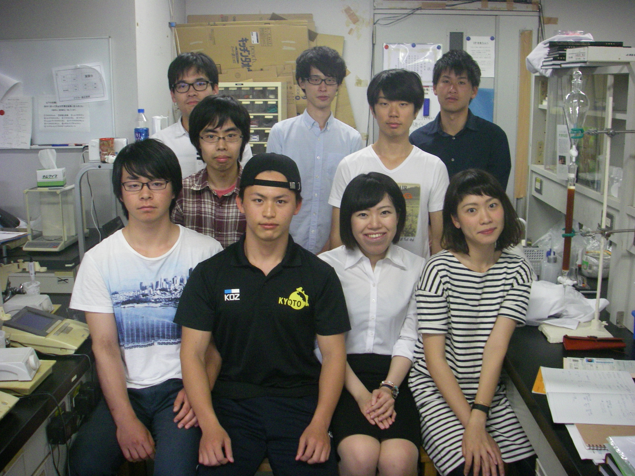 和歌山大学システム工学部システム工学科化学メジャー・橋本研究室 写真集 集合写真2017